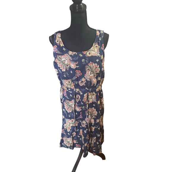 Tommy Hilfiger Blue Paisley Sleeveless Dress - Picture 1 of 6